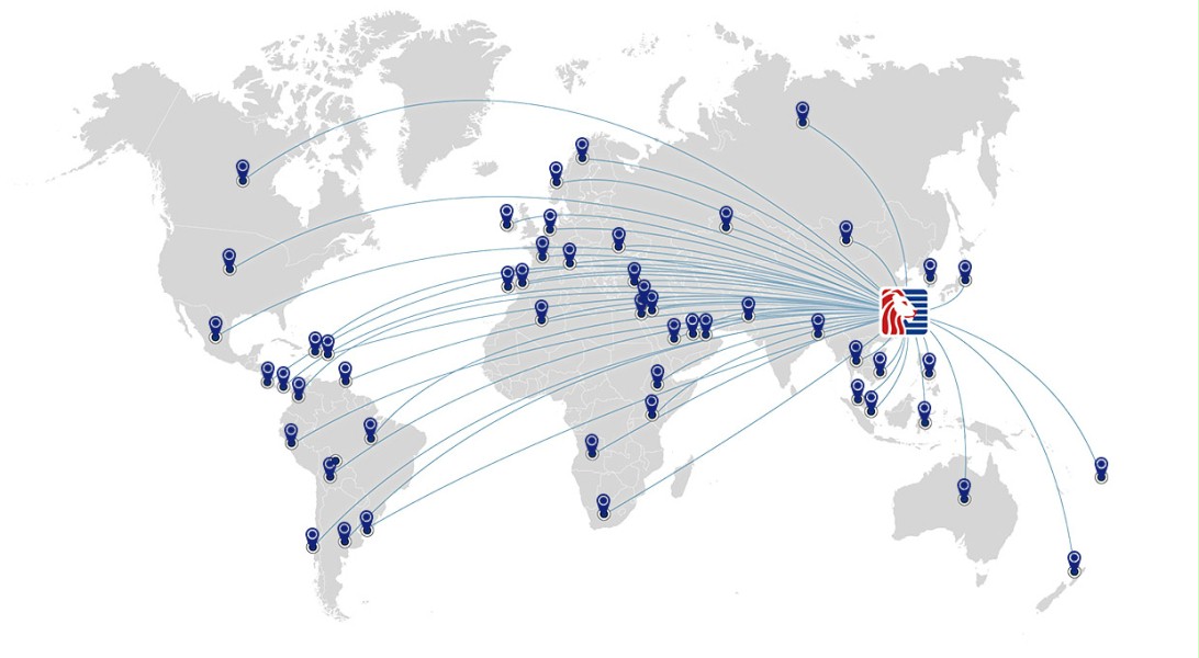 西朗門業出口74國